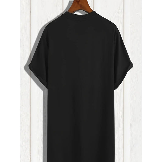 Men's Feliz Dia Papa Black T-Shirt – Spanish Father's Day Cotton Tee - EVERESTVAULT