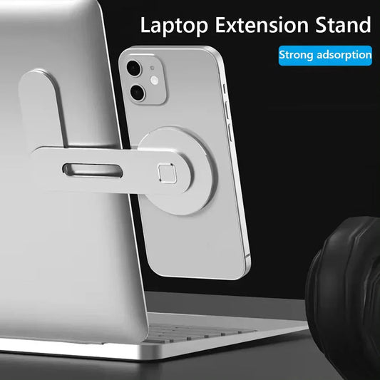 Magnetic Phone Stand for Laptop & Tesla – With 15W Wireless Charger Option - EVERESTVAULT