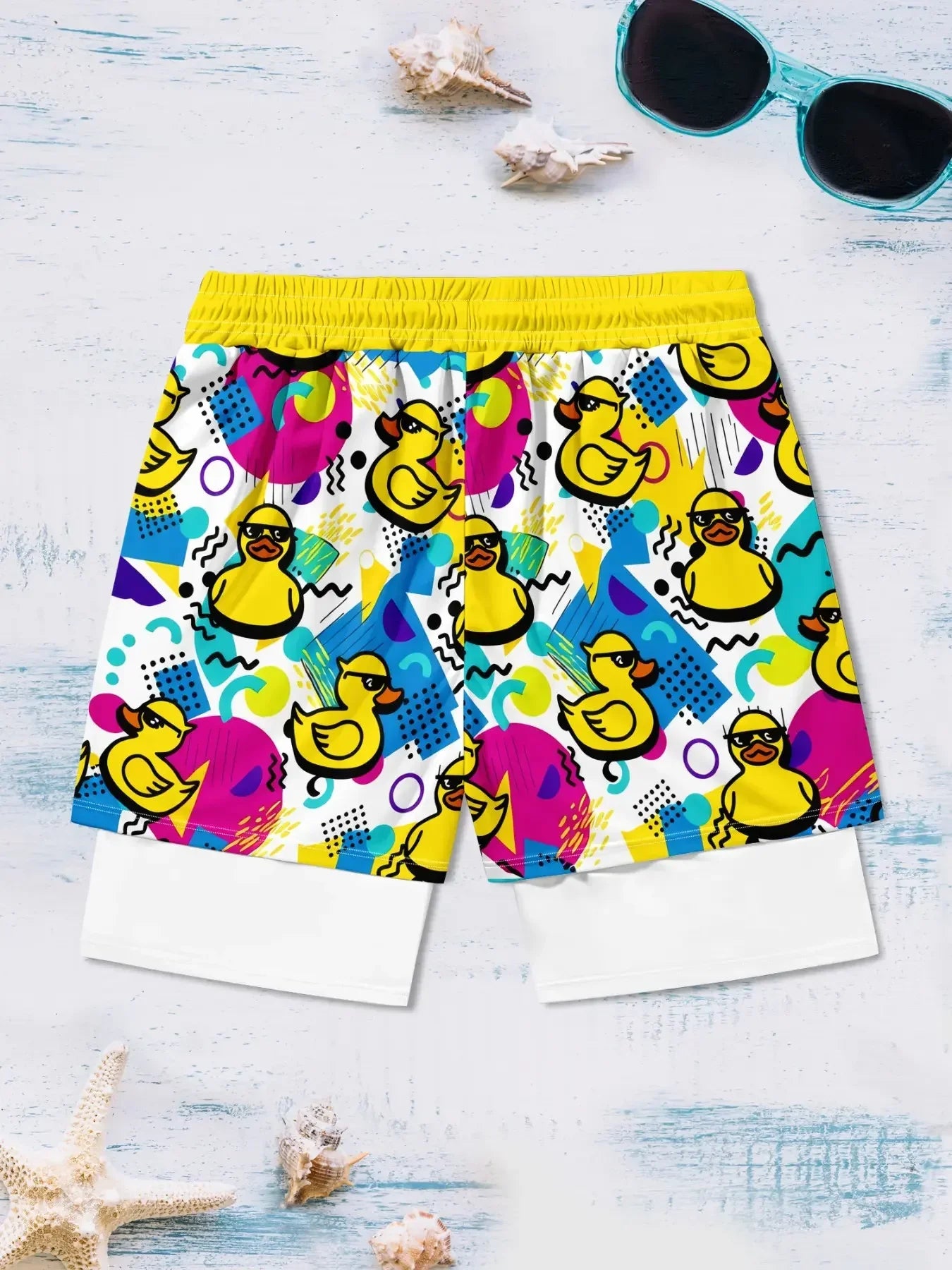EverestVolt™ Vintage Duck Quick-Dry Swim Shorts - EVERESTVAULT