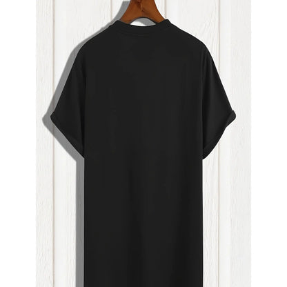 Men's Feliz Dia Papa Black T-Shirt – Spanish Father's Day Cotton Tee - EVERESTVAULT