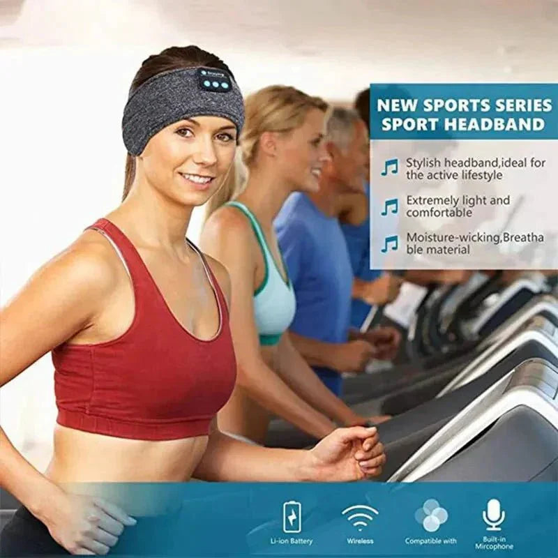Bluetooth Sleep Headband – Wireless with Built-In Speakers - EVERESTVAULT