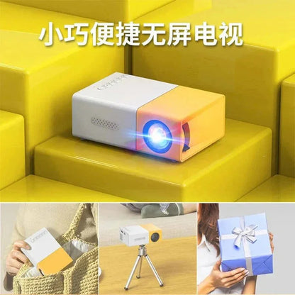 YG300 Pro Mini Projector – Portable LED, 1080P & 4K Support - EVERESTVAULT