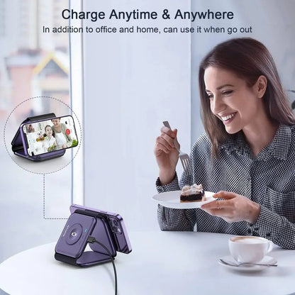 EverestVault™ 3-in-1 Magnetic Wireless Charging Dock - EVERESTVAULT