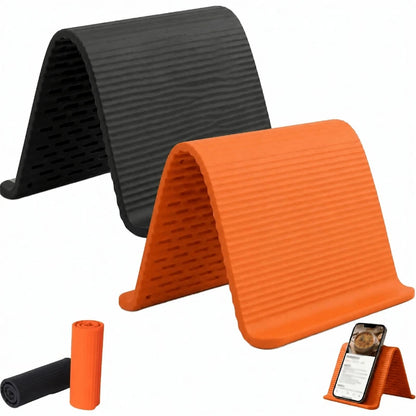 Foldable Silicone Phone & Tablet Stand – Non-Slip, Portable (2-Pack)