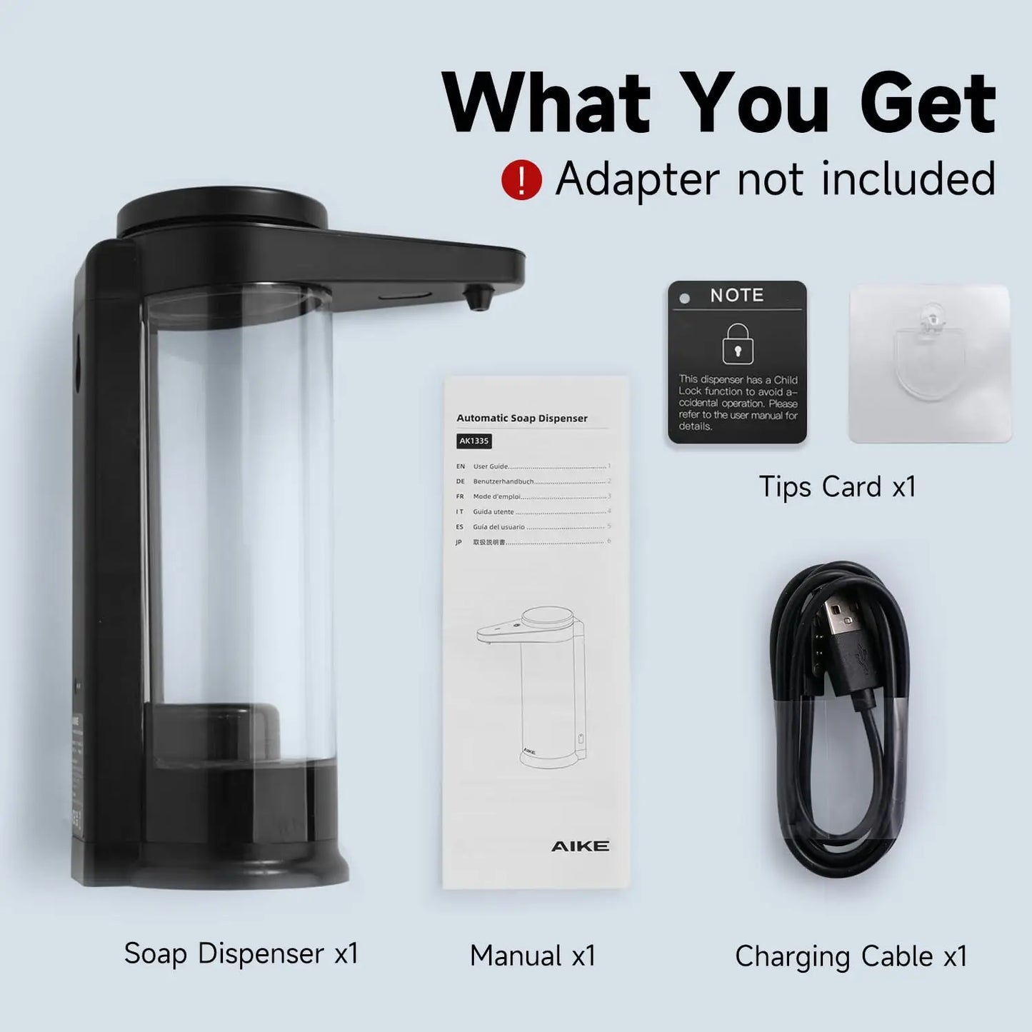 Automatic Soap Dispenser – USB Rechargeable, Touchless, Smart Sensor