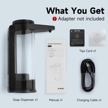Automatic Soap Dispenser – USB Rechargeable, Touchless, Smart Sensor