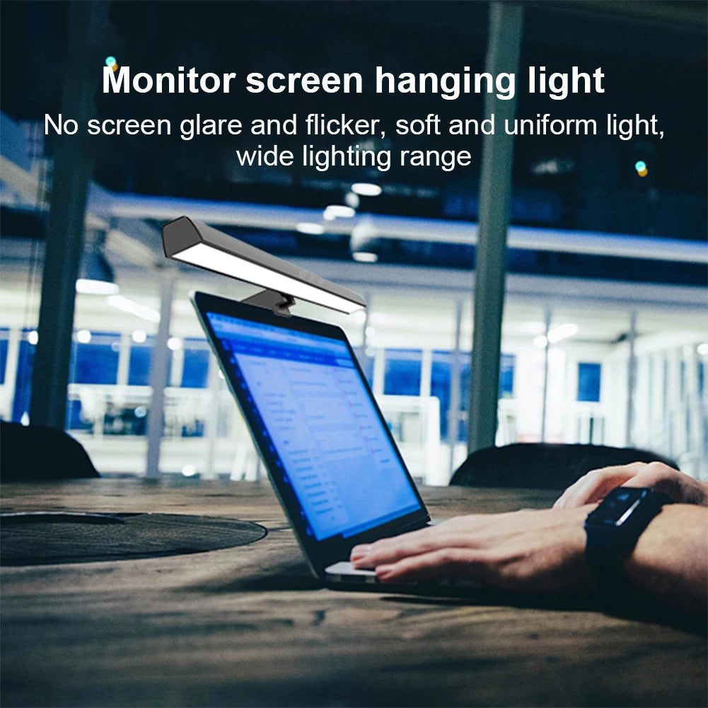 LED Monitor Light Bar – Dimmable, USB Powered, Flicker-Free
