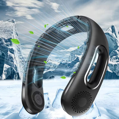 Wearable Neck Fan – USB Rechargeable, Bladeless, 16H Battery