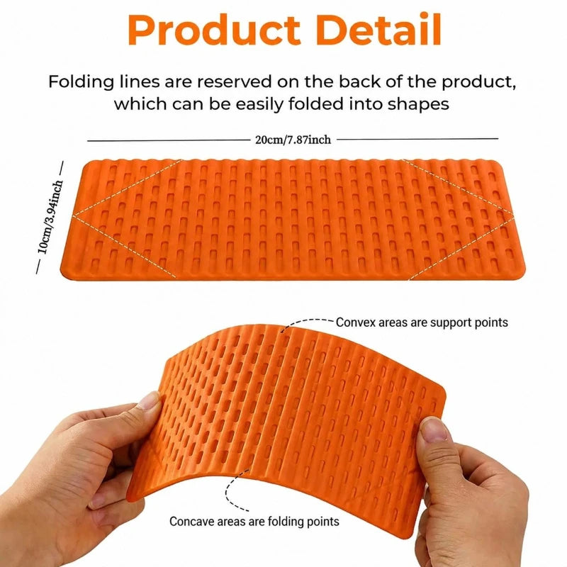 Foldable Silicone Phone & Tablet Stand – Non-Slip, Portable (2-Pack)