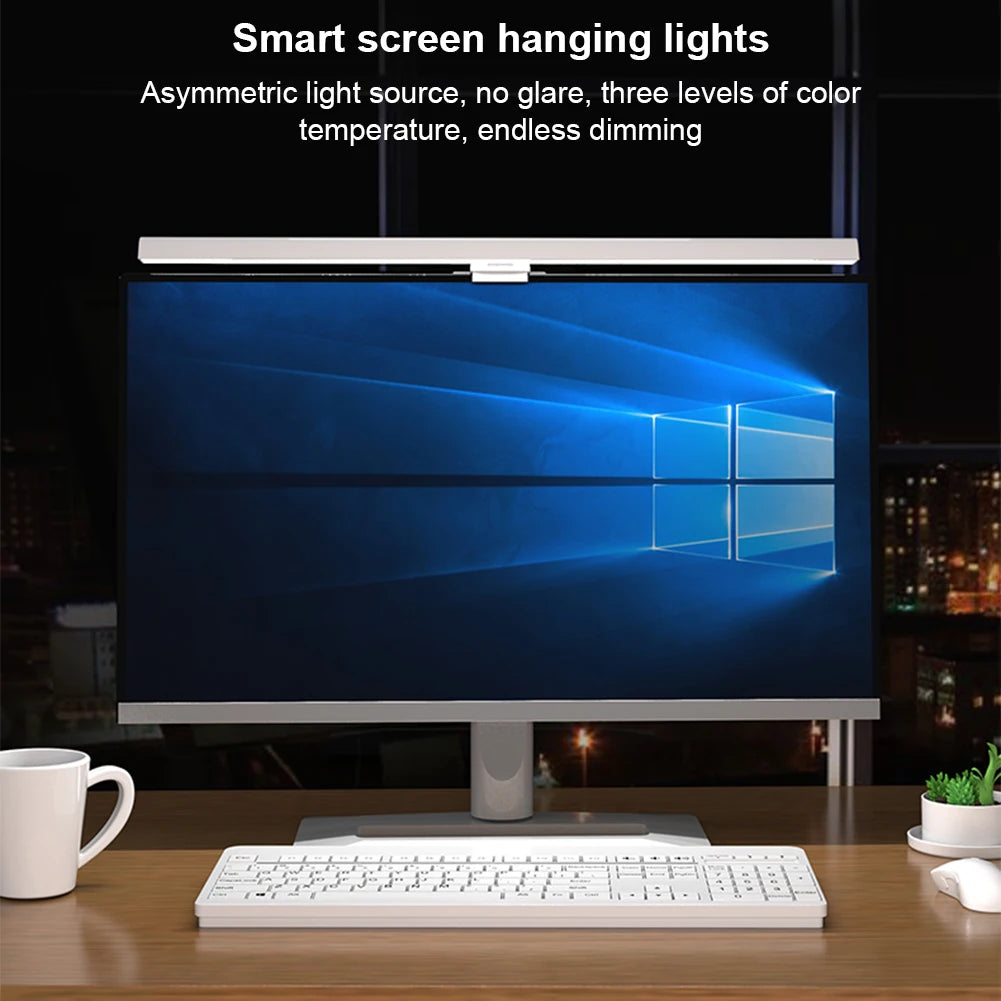 LED Monitor Light Bar – Dimmable, USB Powered, Flicker-Free