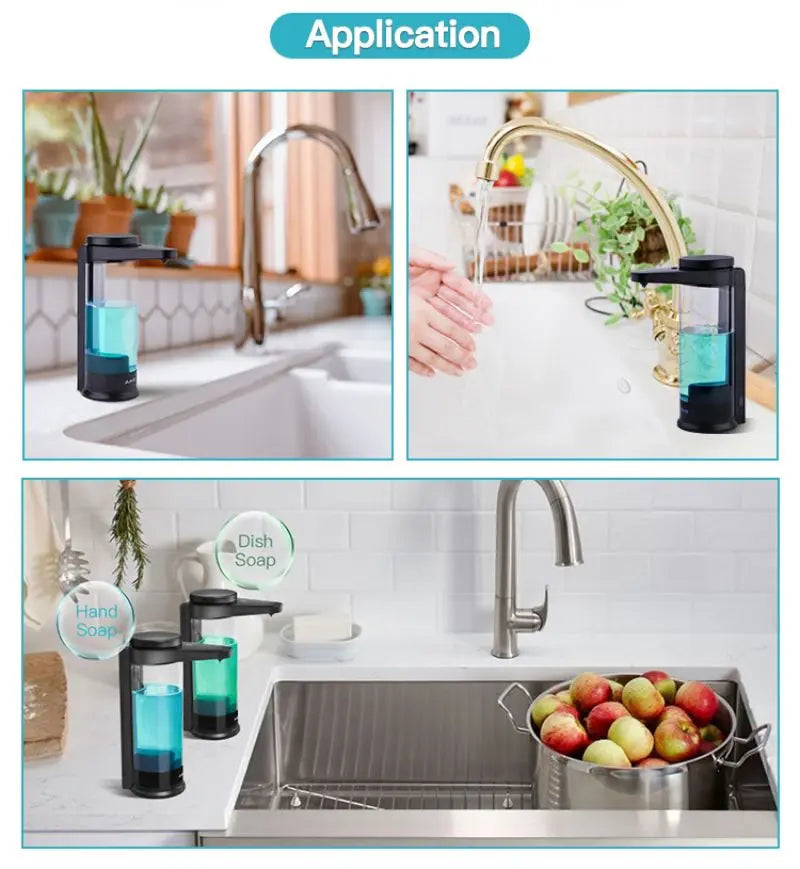 Automatic Soap Dispenser – USB Rechargeable, Touchless, Smart Sensor