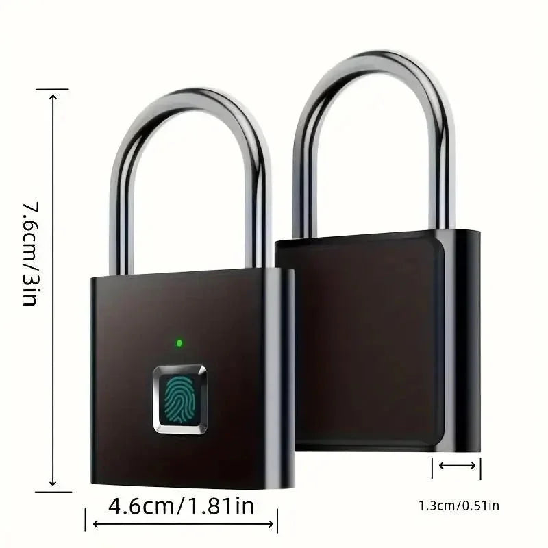 Mini Smart Fingerprint Padlock - EVERESTVAULT