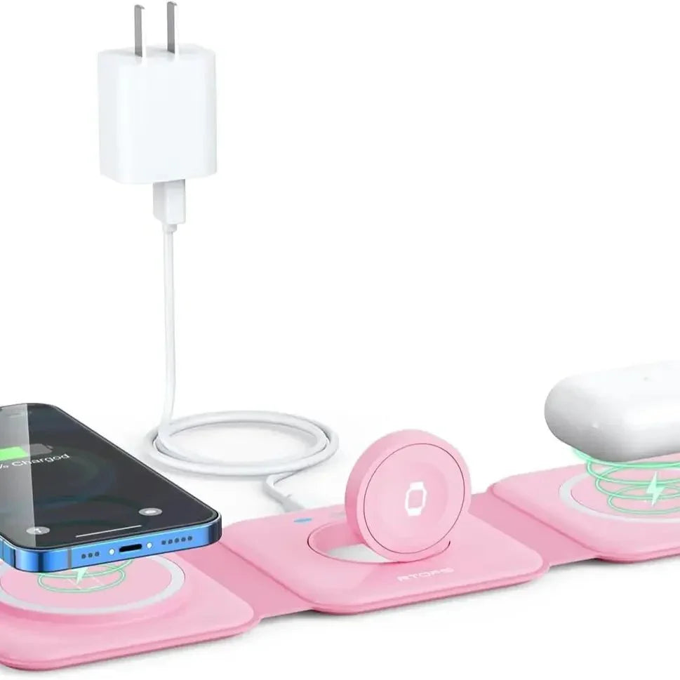EverestVault™ 3-in-1 Magnetic Wireless Charging Dock - EVERESTVAULT