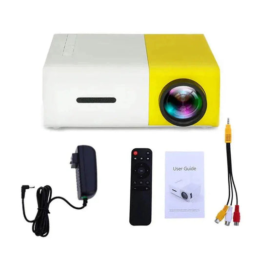 YG300 Pro Mini Projector – Portable LED, 1080P & 4K Support - EVERESTVAULT
