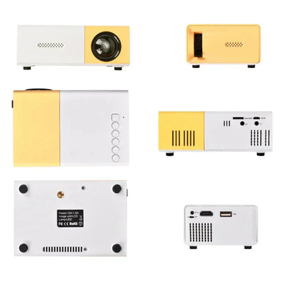 YG300 Pro Mini Projector – Portable LED, 1080P & 4K Support - EVERESTVAULT