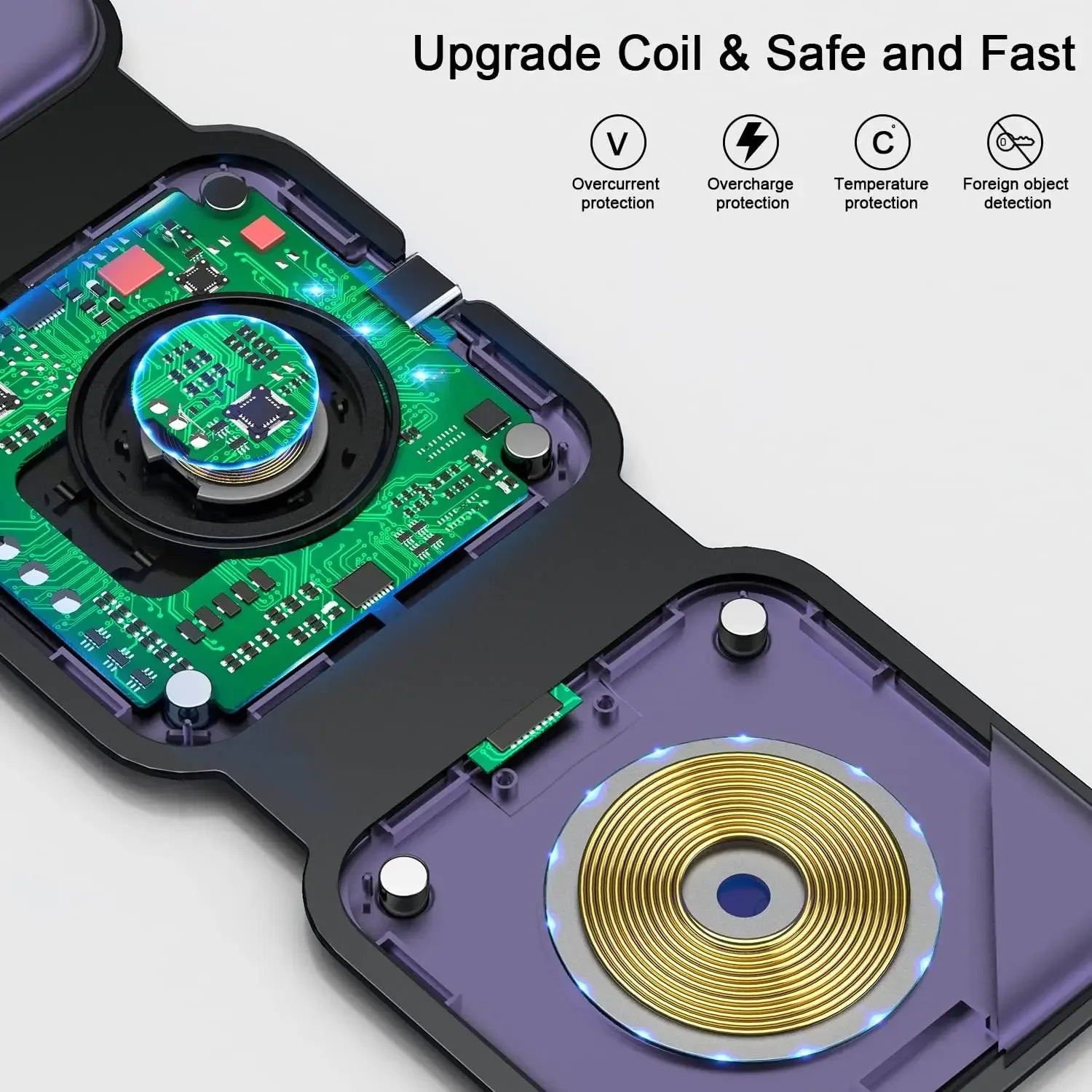 EverestVault™ 3-in-1 Magnetic Wireless Charging Dock - EVERESTVAULT