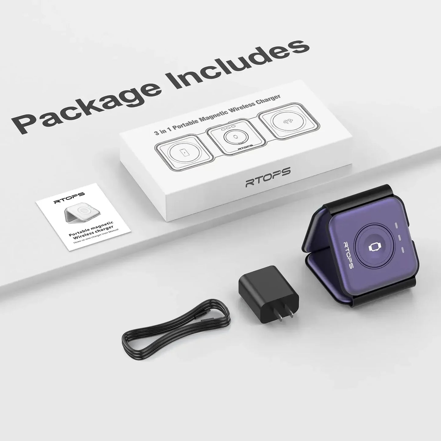 EverestVault™ 3-in-1 Magnetic Wireless Charging Dock - EVERESTVAULT